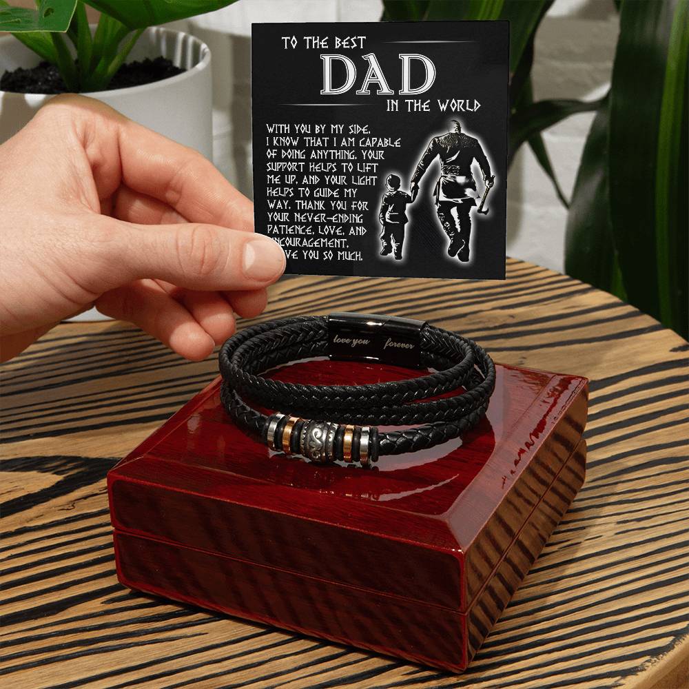 Bracelet Gift For Dad - By My Side