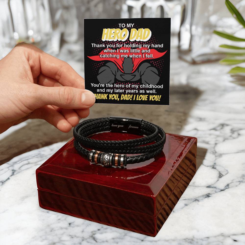 Bracelet Gift For Dad - When I Fell