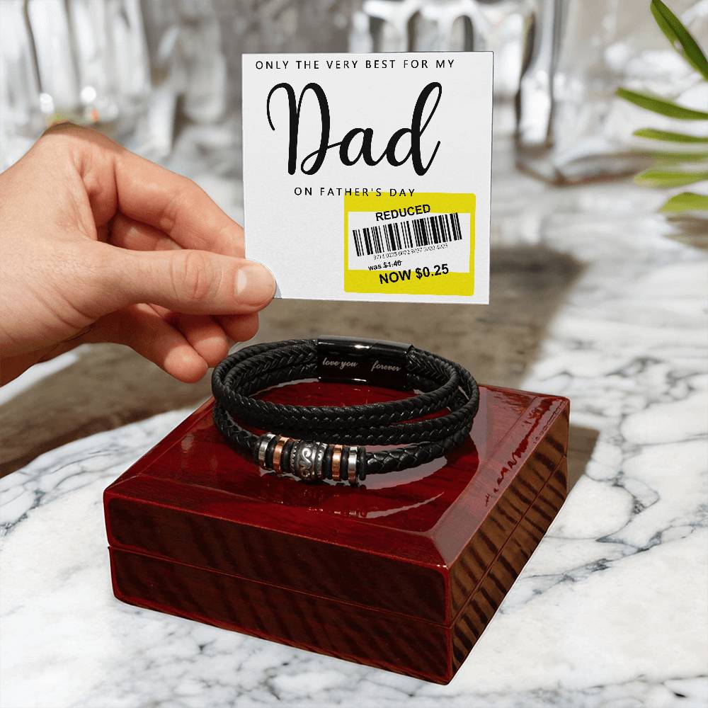 Bracelet Gift For Dad - The Very Best