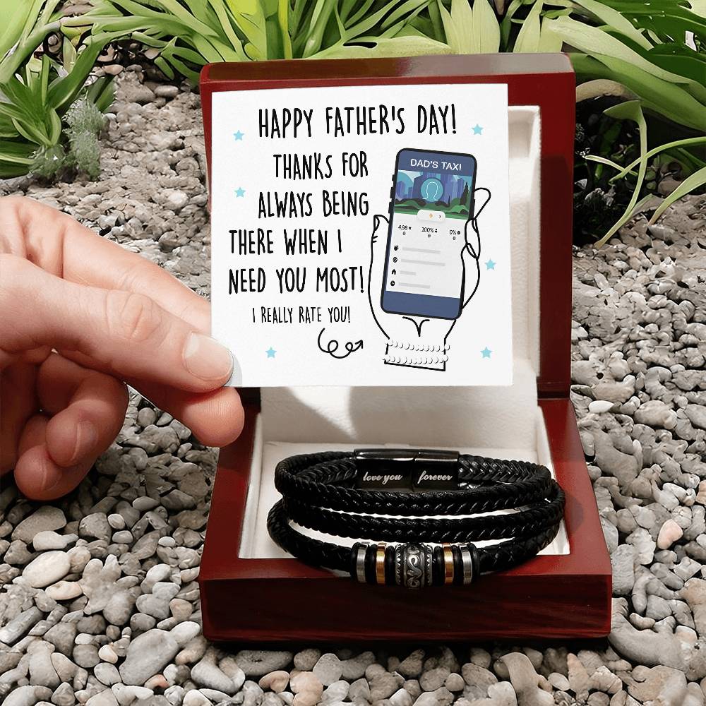 Bracelet Gift For Dad - Dad's Taxi