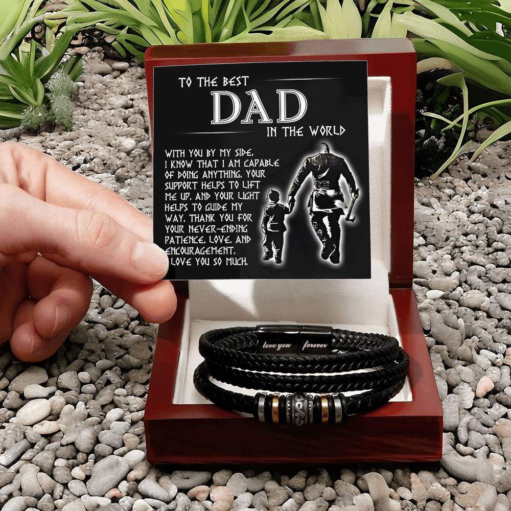 Bracelet Gift For Dad - By My Side