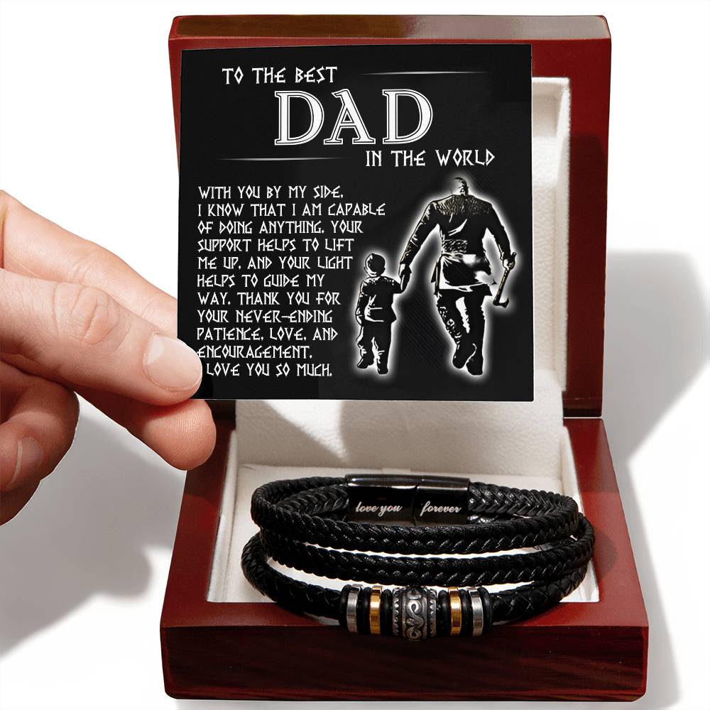 Bracelet Gift For Dad - By My Side