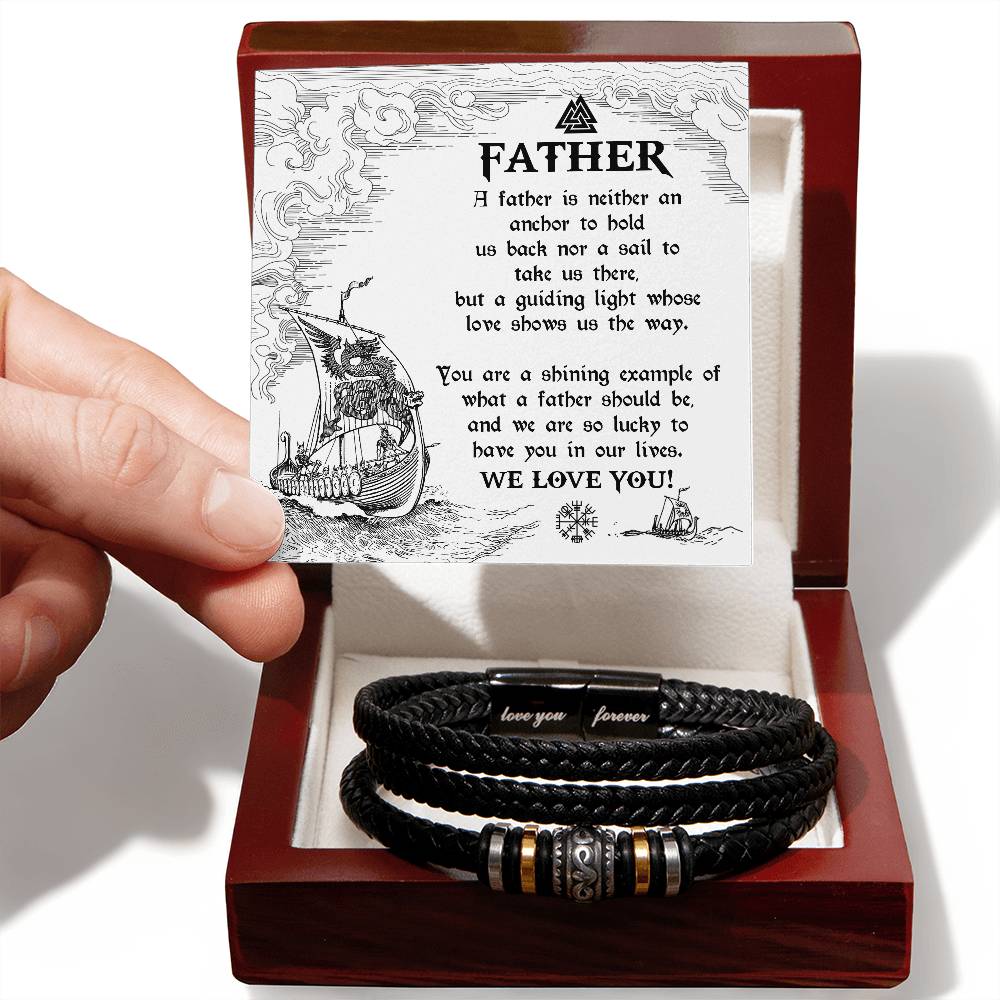 Bracelet Gift For Dad - An Anchor