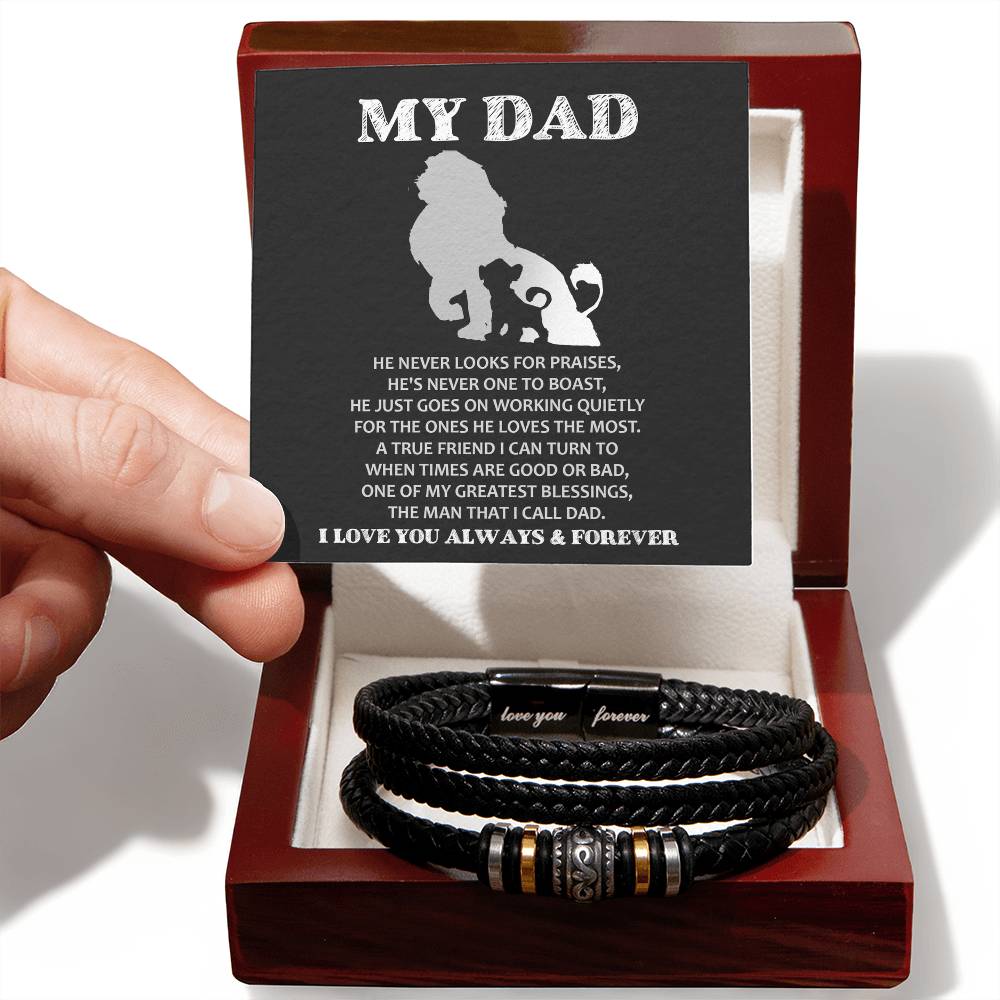 Bracelet Gift For Dad - The Man