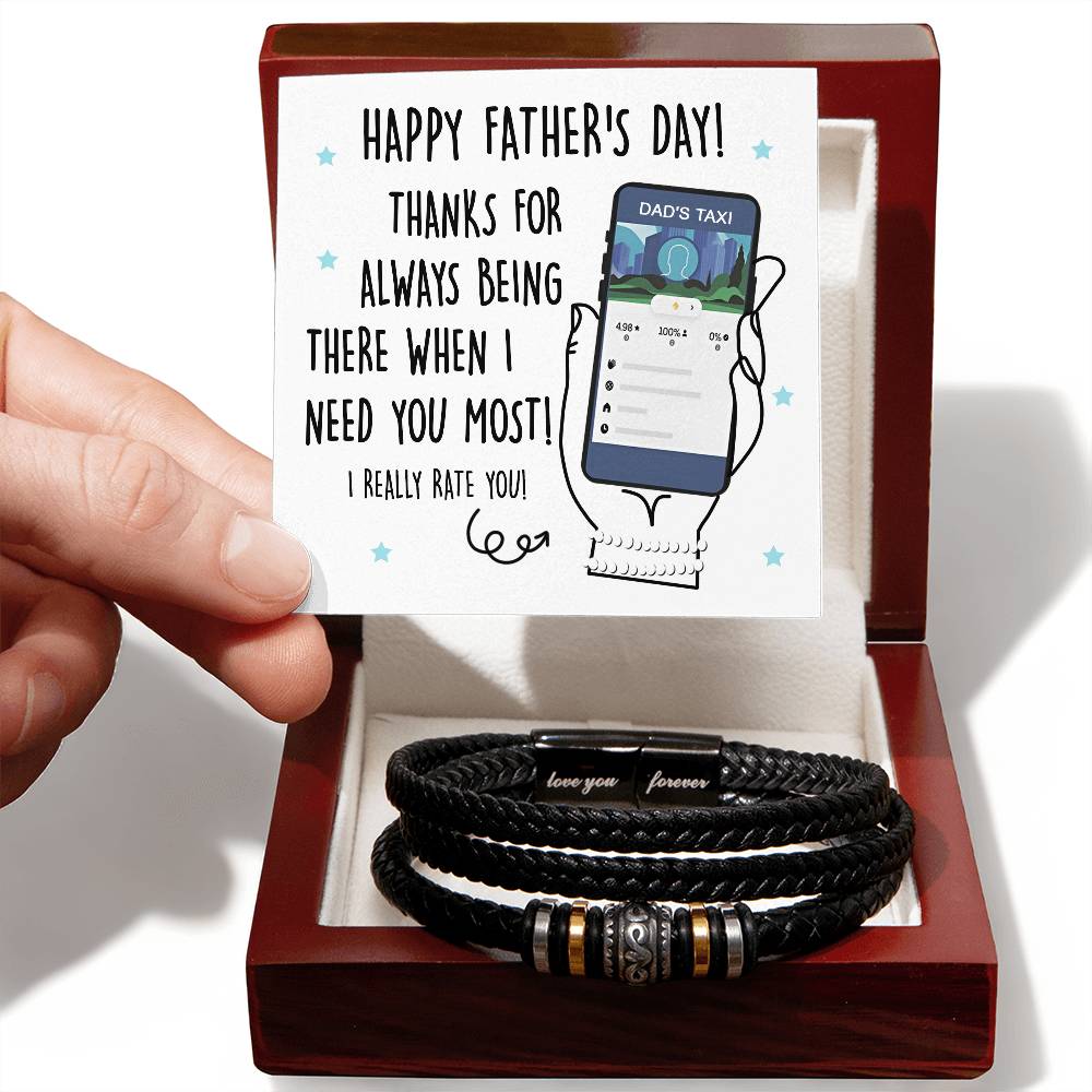 Bracelet Gift For Dad - Dad's Taxi