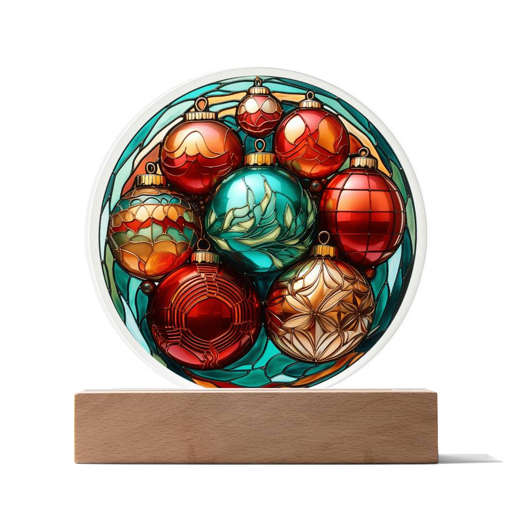 Christmas Acrylic Gift - Christmas Balls