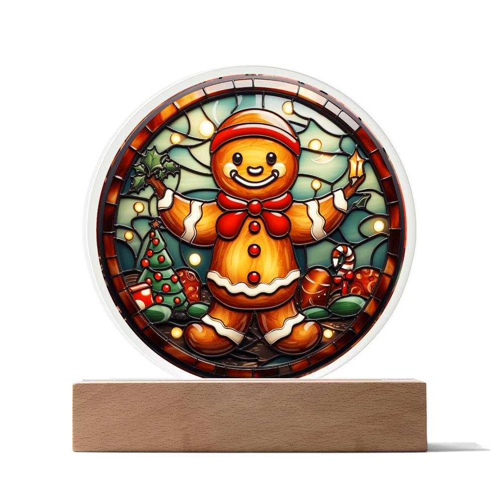 Christmas Acrylic Gift - Gingerbread
