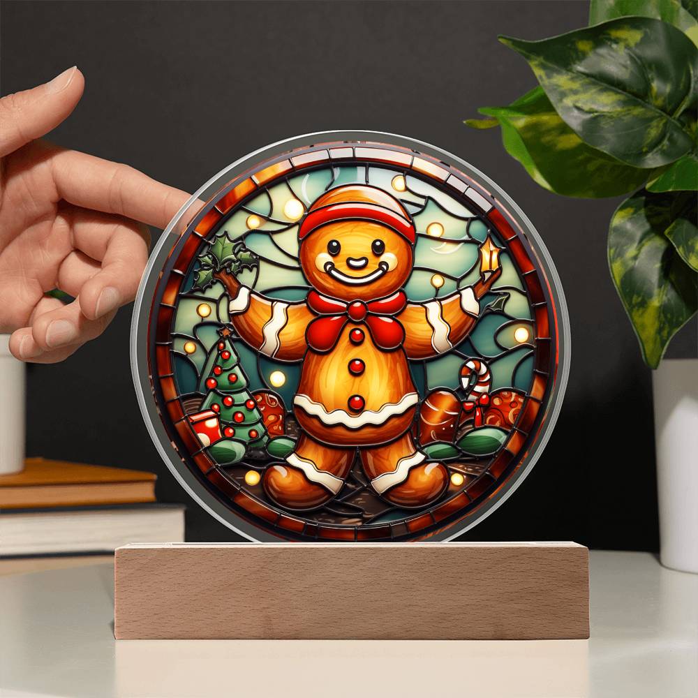 Christmas Acrylic Gift - Gingerbread