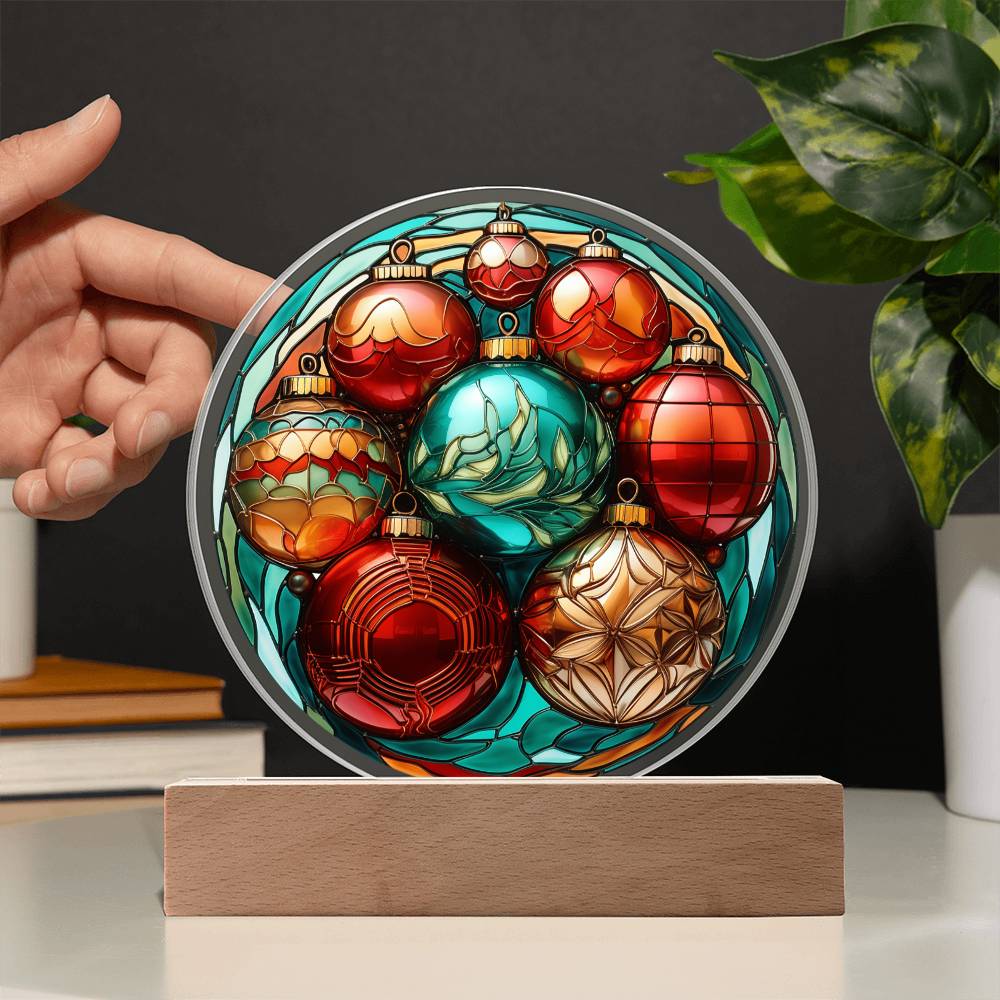 Christmas Acrylic Gift - Christmas Balls