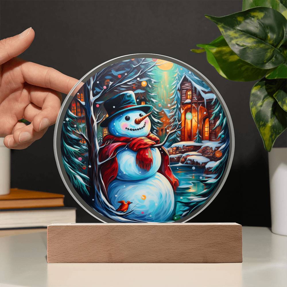 Christmas Acrylic Gift - Snowman Is Feeling