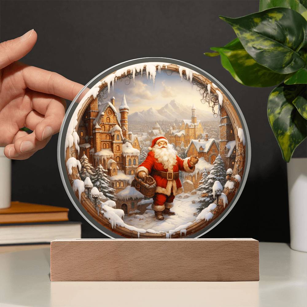 Christmas Acrylic Gift - Santa Claus Comes To Town