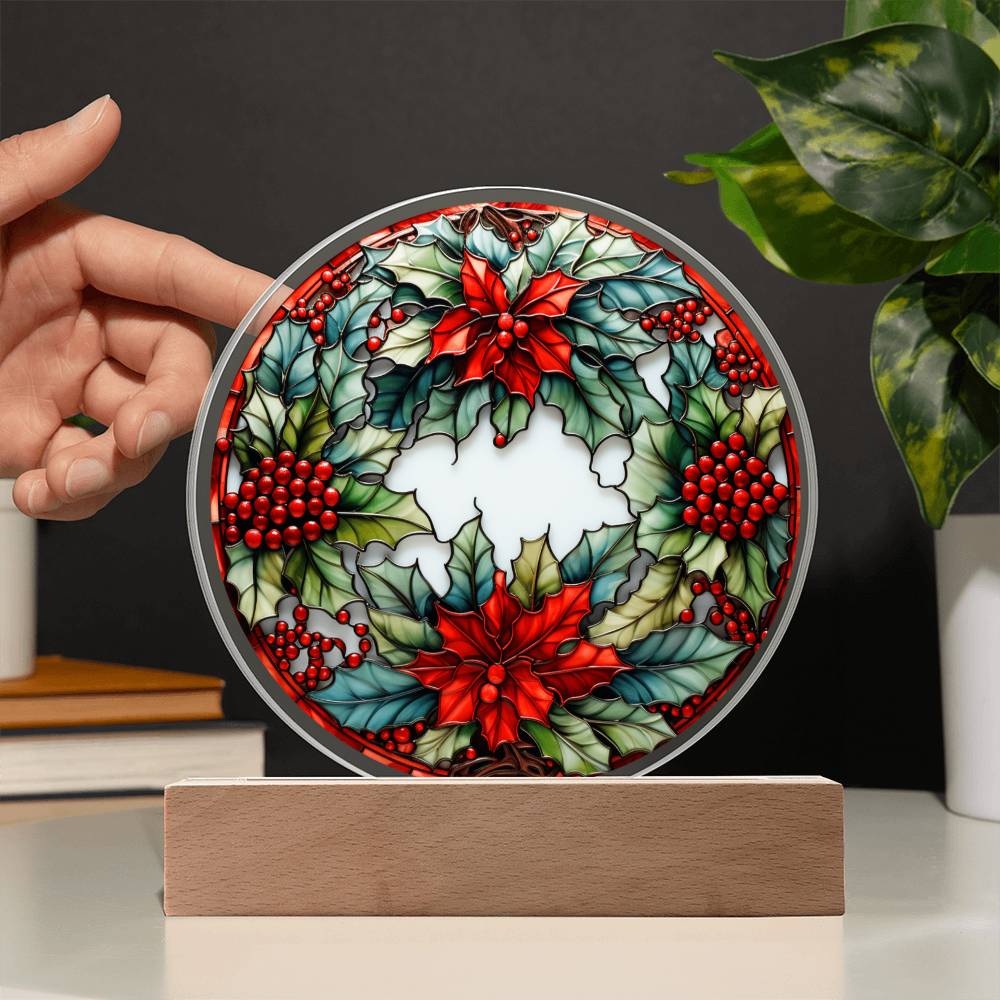 Christmas Acrylic Gift - Wreath