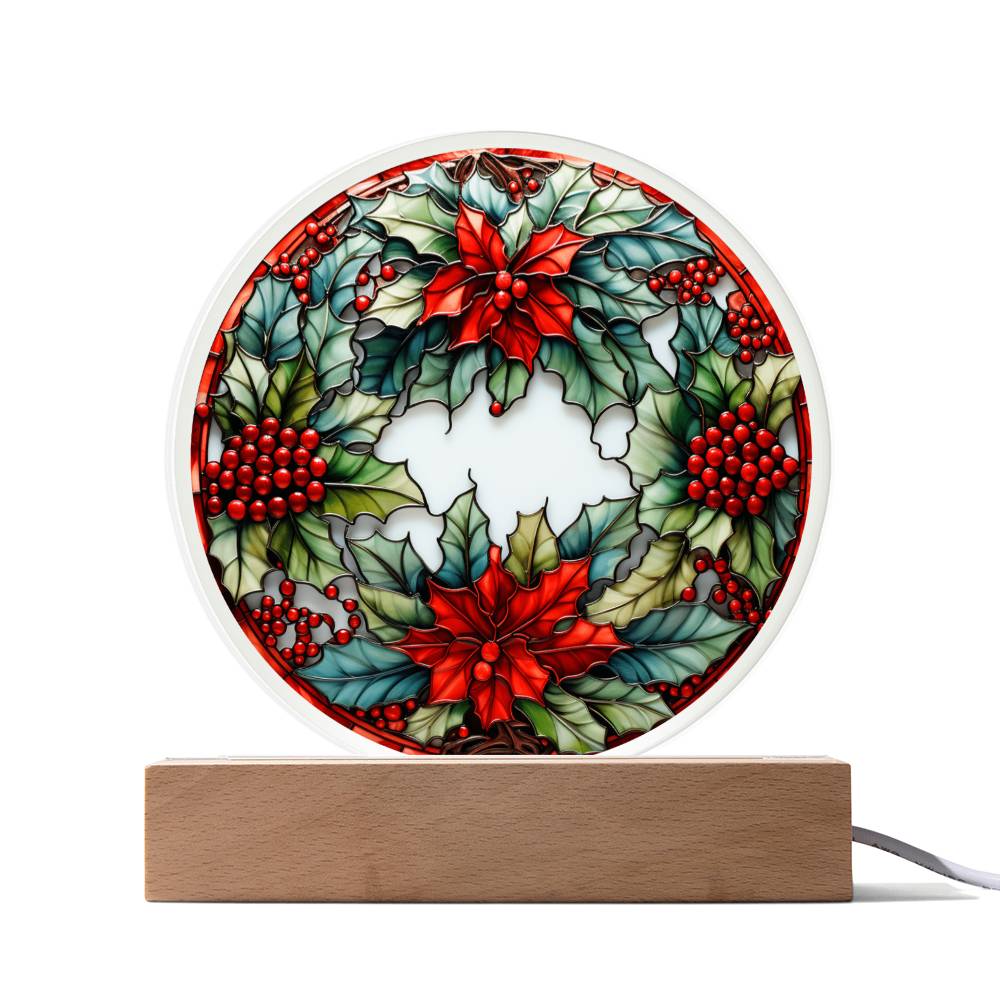 Christmas Acrylic Gift - Wreath