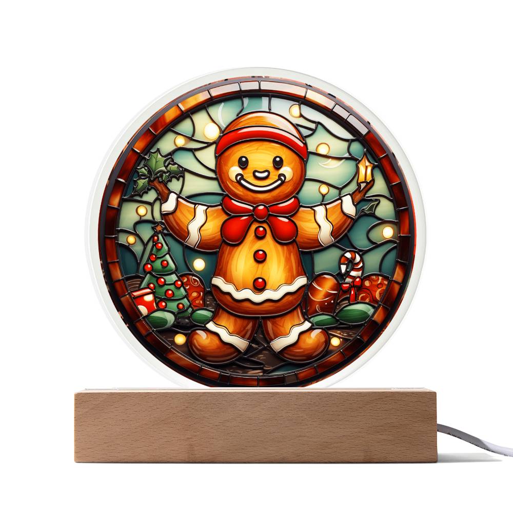 Christmas Acrylic Gift - Gingerbread