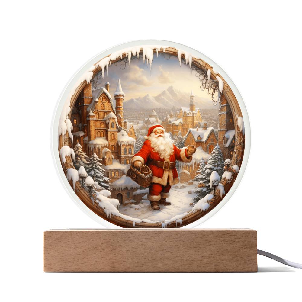 Christmas Acrylic Gift - Santa Claus Comes To Town