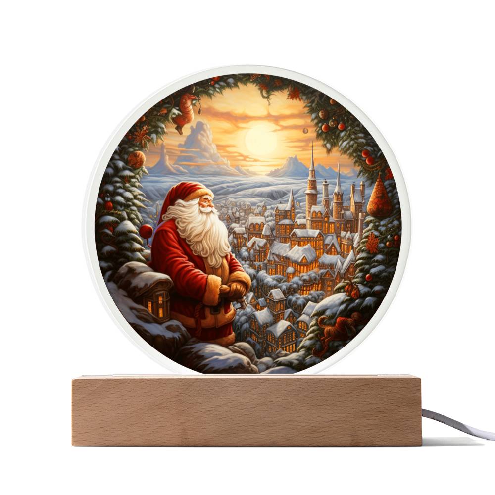 Christmas Acrylic Gift - Santa Claus Is Coming To Town