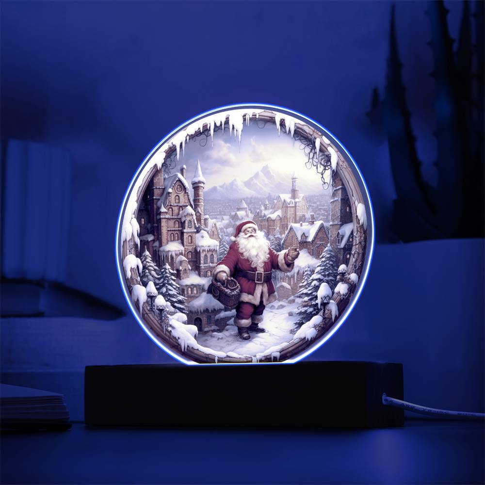 Christmas Acrylic Gift - Santa Claus Comes To Town