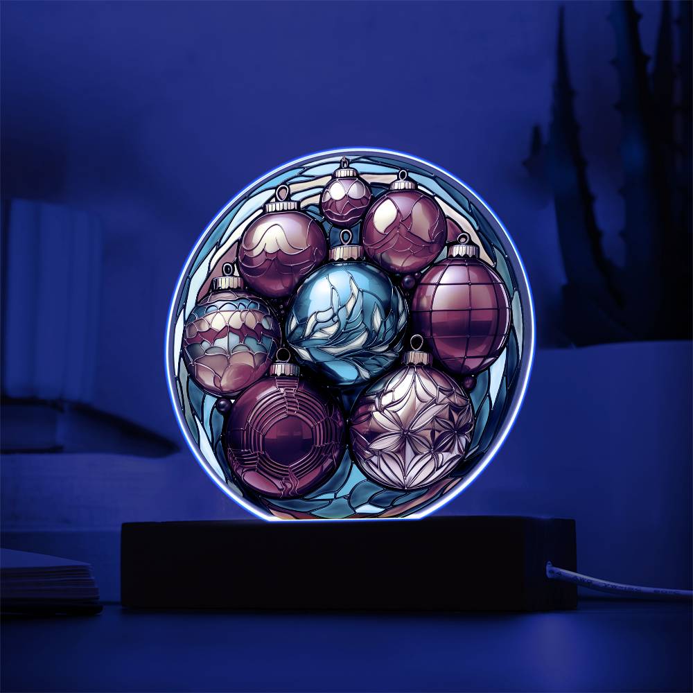 Christmas Acrylic Gift - Christmas Balls