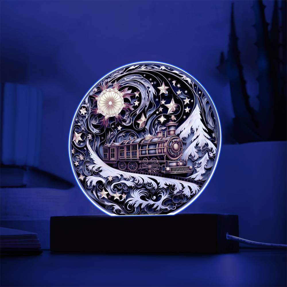 Christmas Acrylic Gift - Wonderful Train