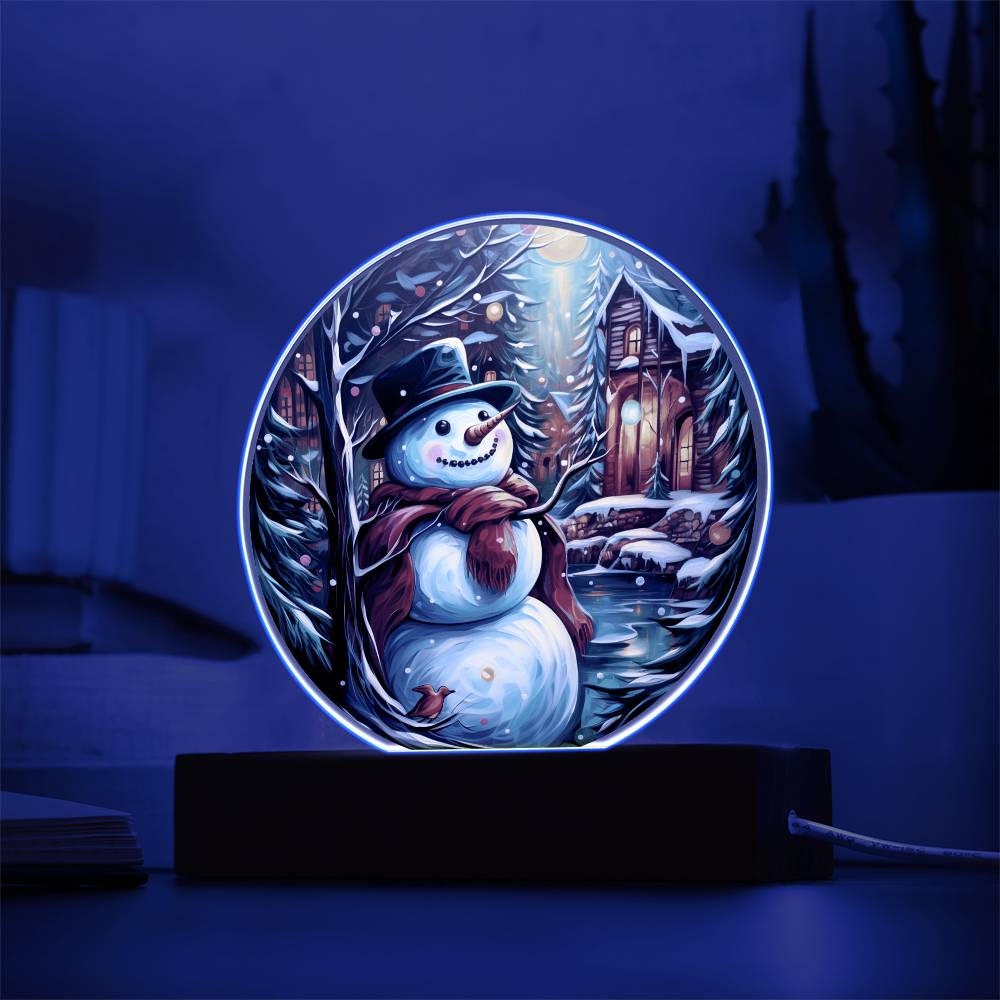 Christmas Acrylic Gift - Snowman Is Feeling
