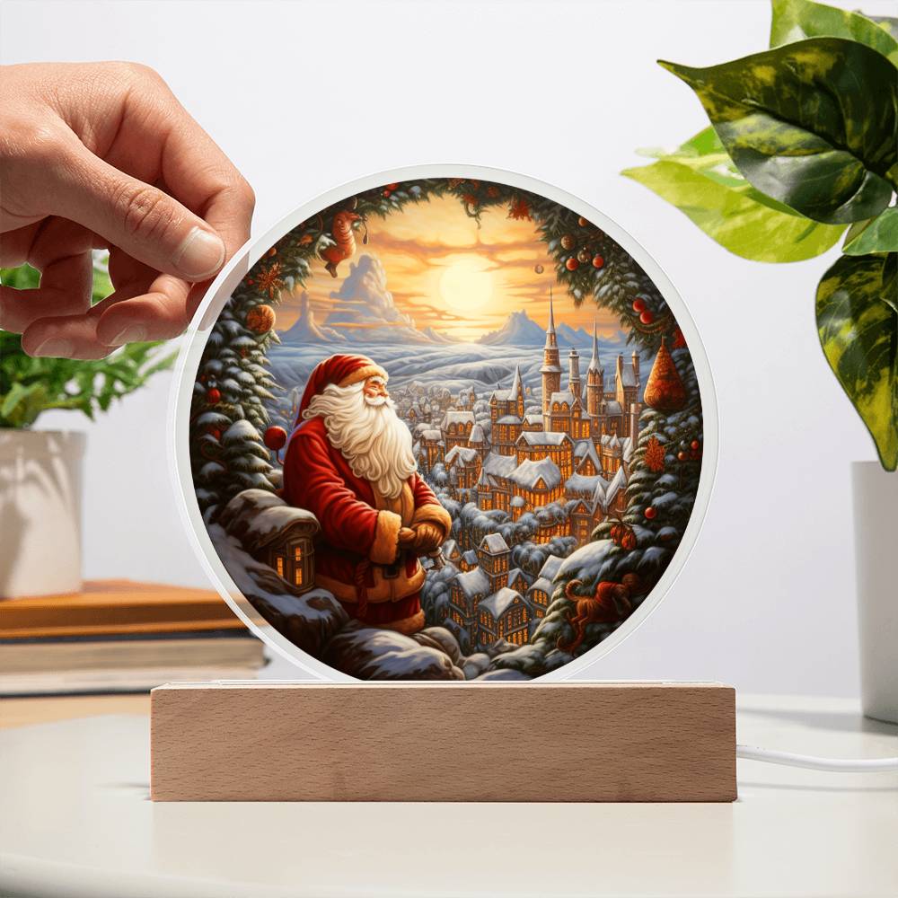 Christmas Acrylic Gift - Santa Claus Is Coming To Town