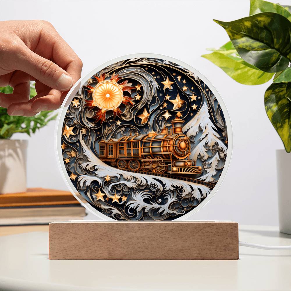 Christmas Acrylic Gift - Wonderful Train
