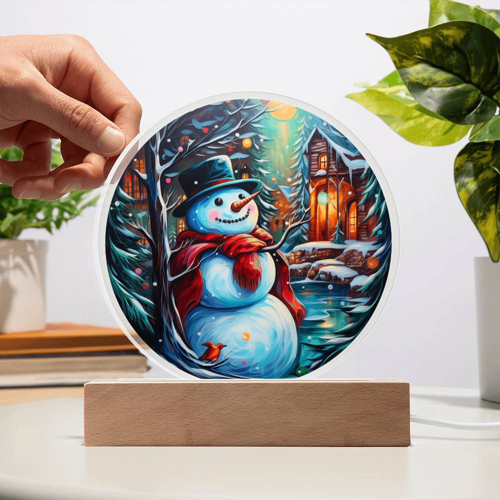 Christmas Acrylic Gift - Snowman Is Feeling
