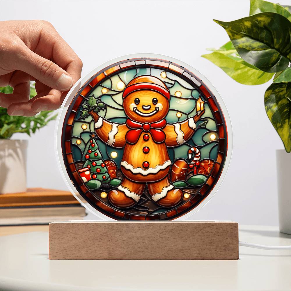 Christmas Acrylic Gift - Gingerbread