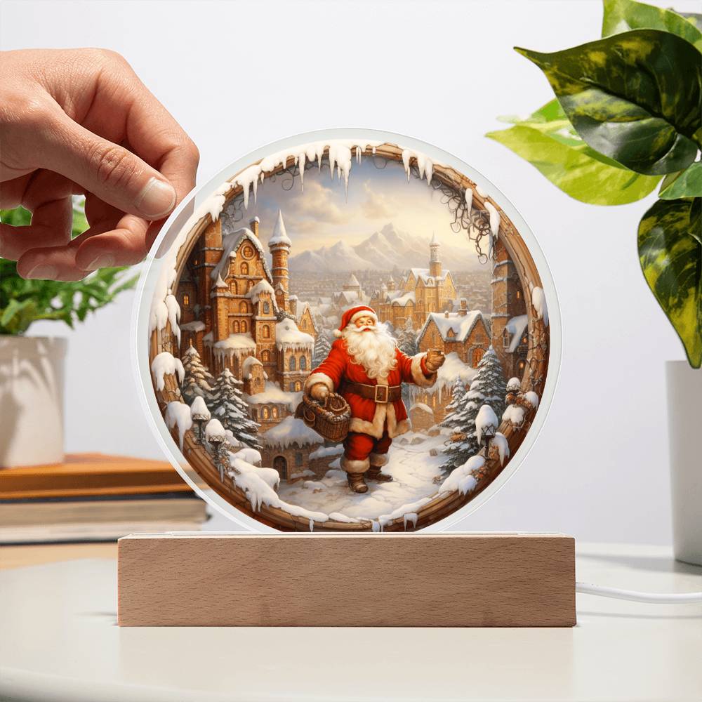 Christmas Acrylic Gift - Santa Claus Comes To Town