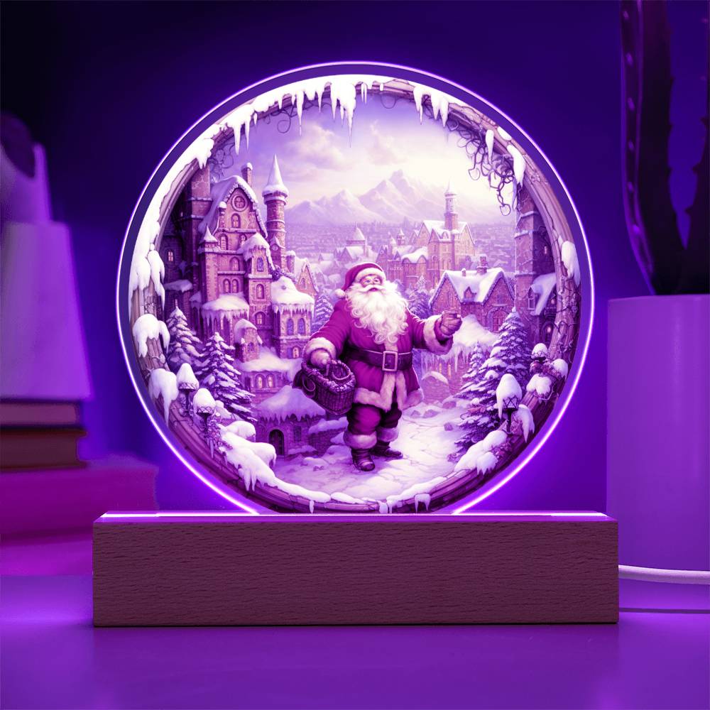 Christmas Acrylic Gift - Santa Claus Comes To Town
