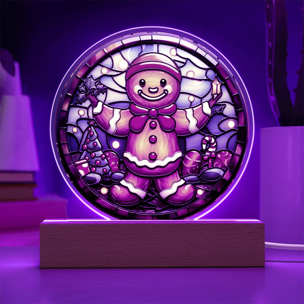 Christmas Acrylic Gift - Gingerbread