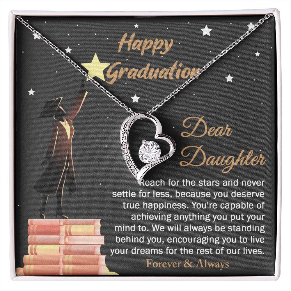 Necklace Gift For Daughter - Happy Graduation