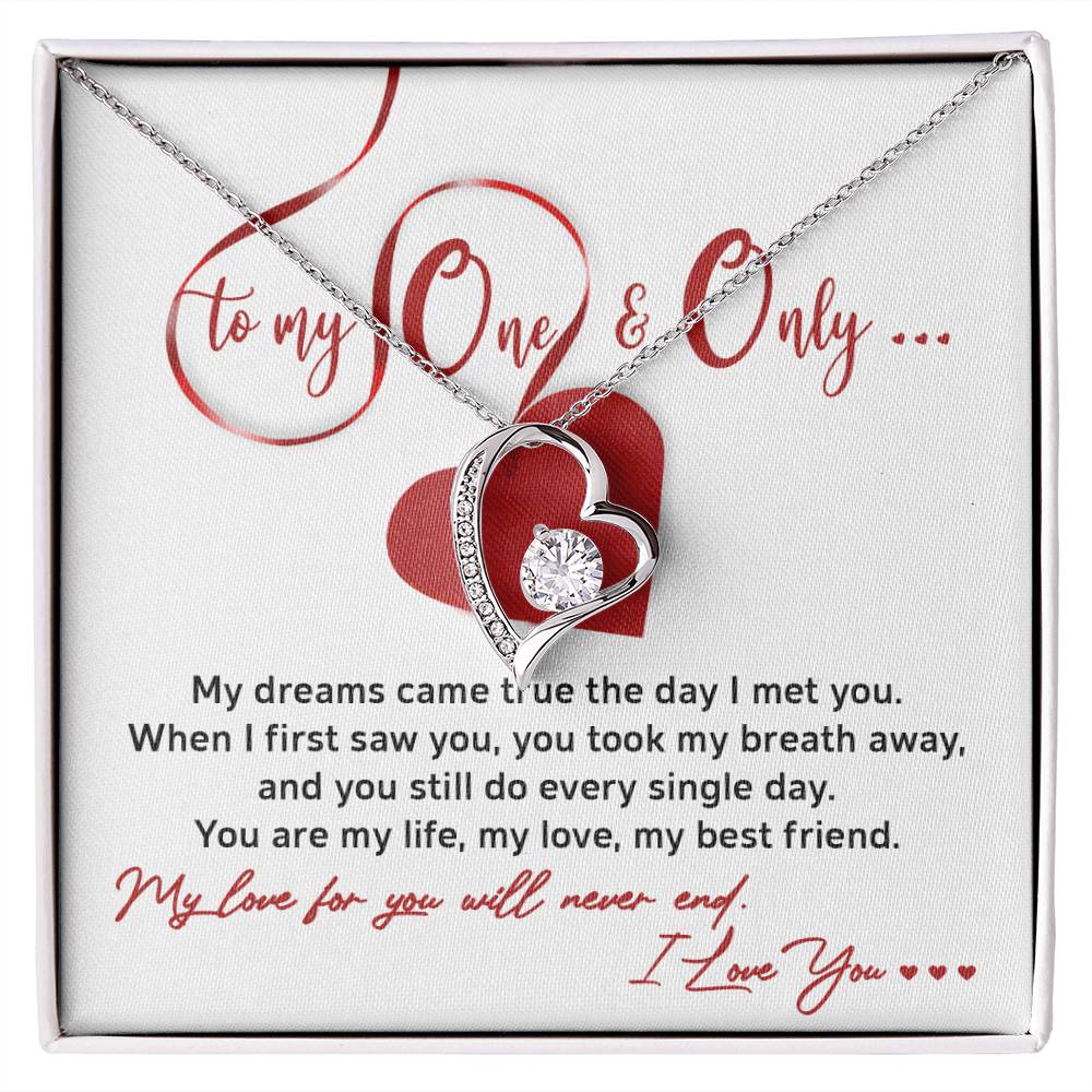 Valentine's Day Necklace Gift - Soulmate Never End