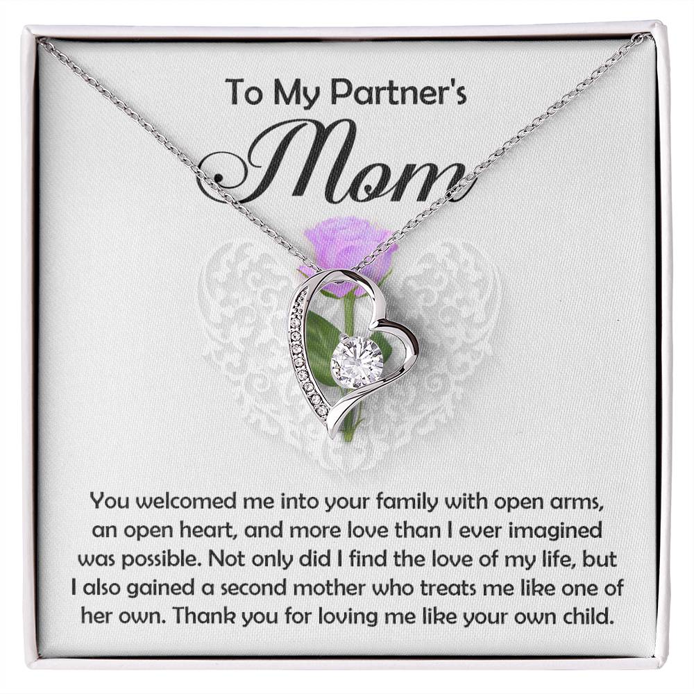 Necklace Gift For Partner's Mom - A Second Mother