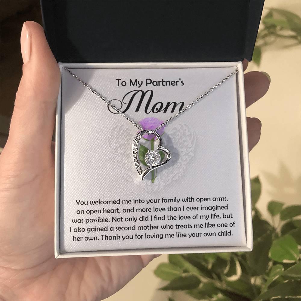 Necklace Gift For Partner's Mom - A Second Mother