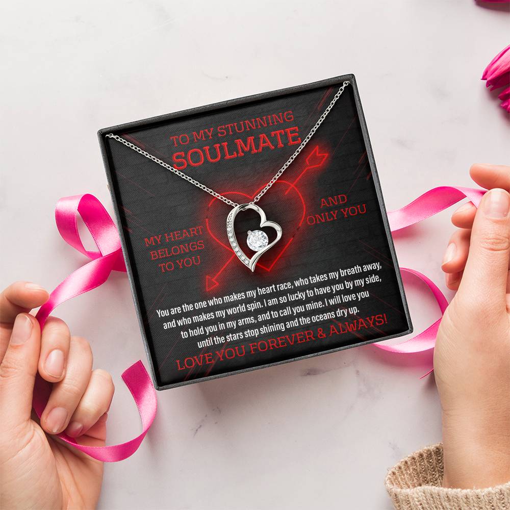 Valentine's Day Necklace Gift - Soulmate Call You Mine