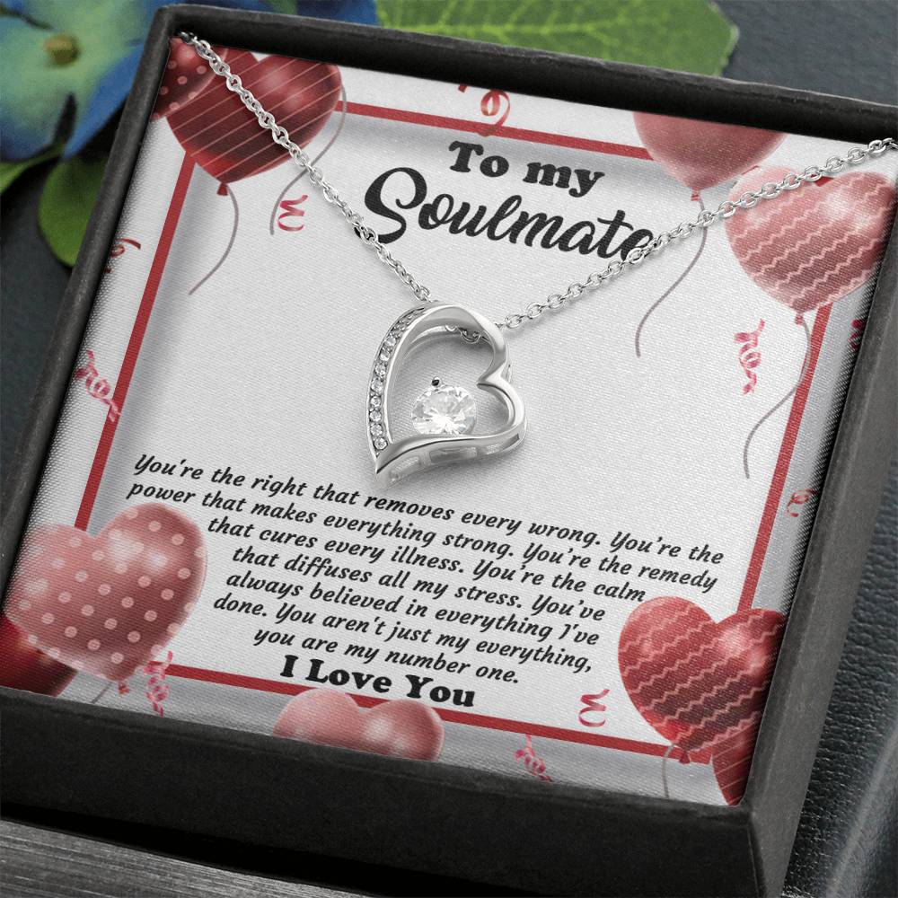 Valentine's Day Necklace Gift - Soulmate My Number One
