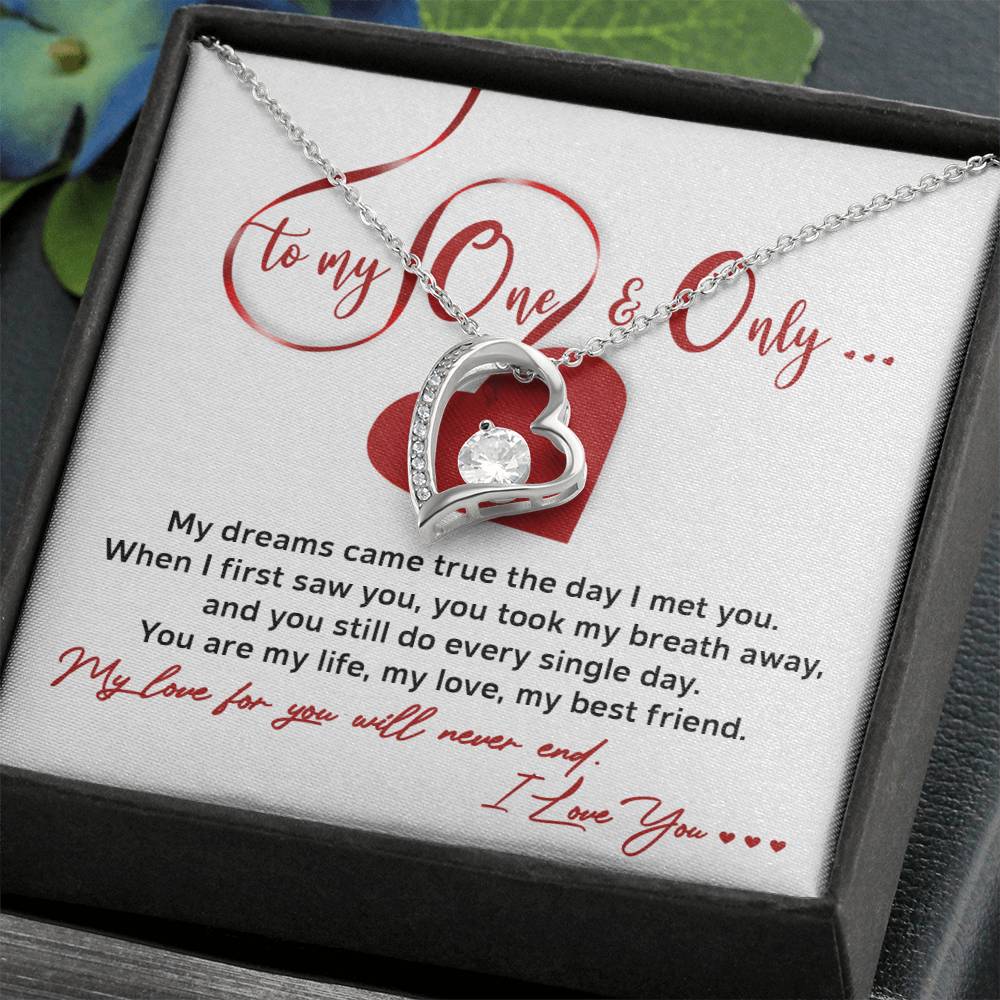 Valentine's Day Necklace Gift - Soulmate Never End
