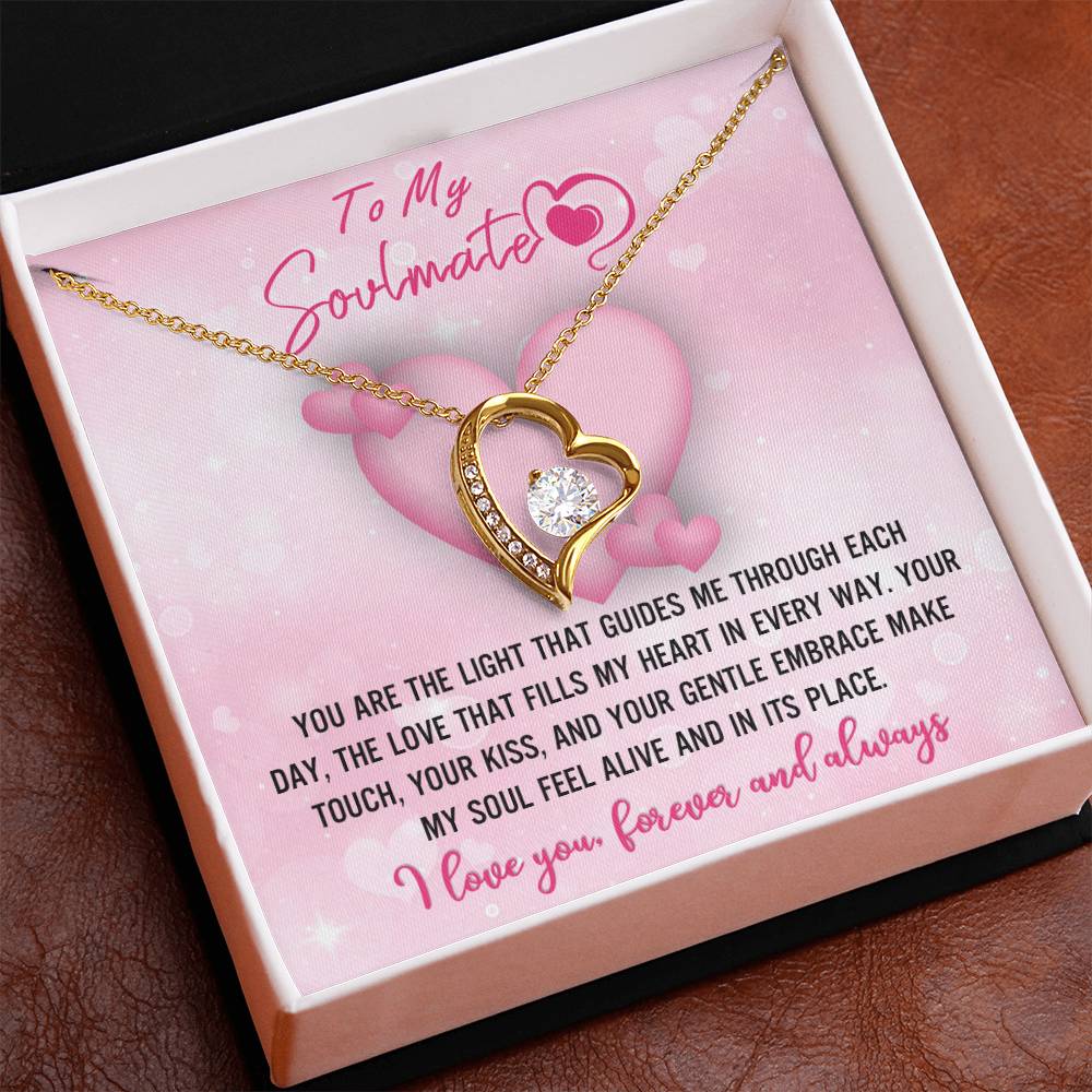 Valentine's Day Necklace Gift - Soulmate The Light