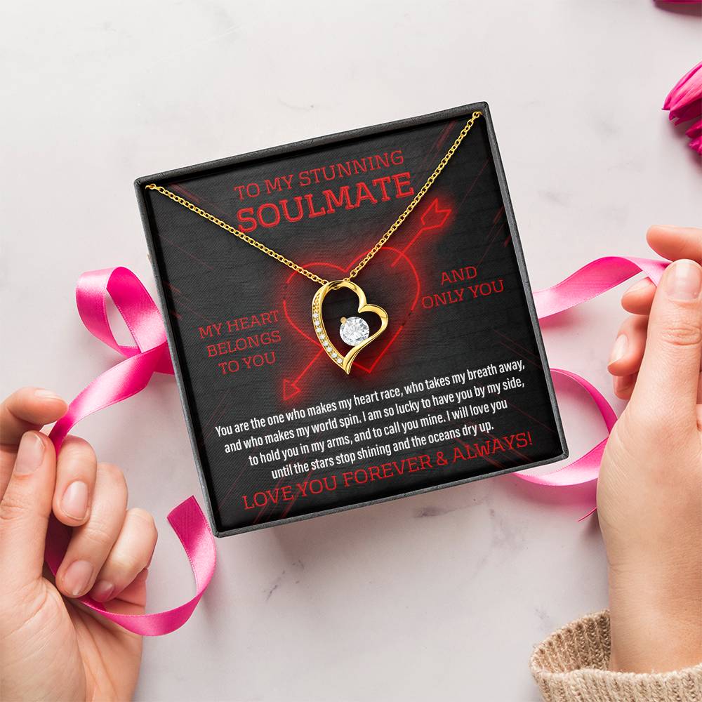 Valentine's Day Necklace Gift - Soulmate Call You Mine