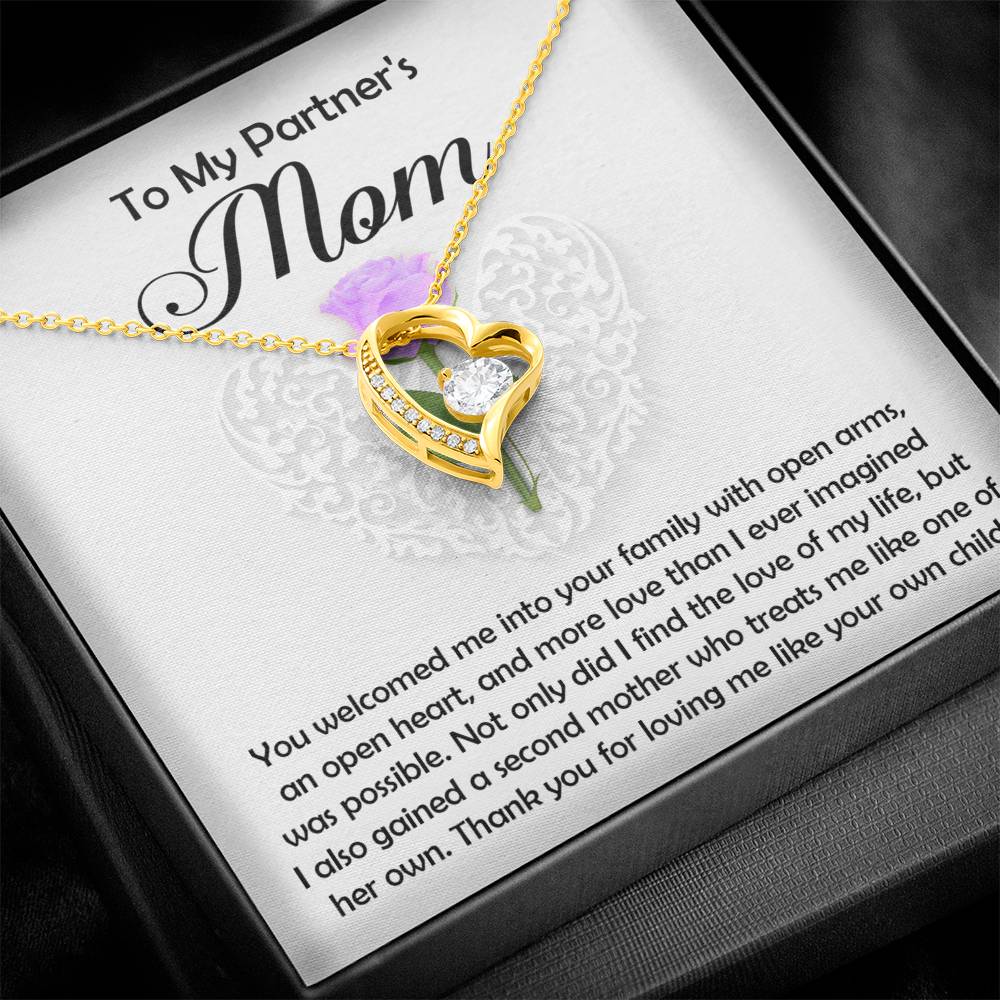 Necklace Gift For Partner's Mom - A Second Mother