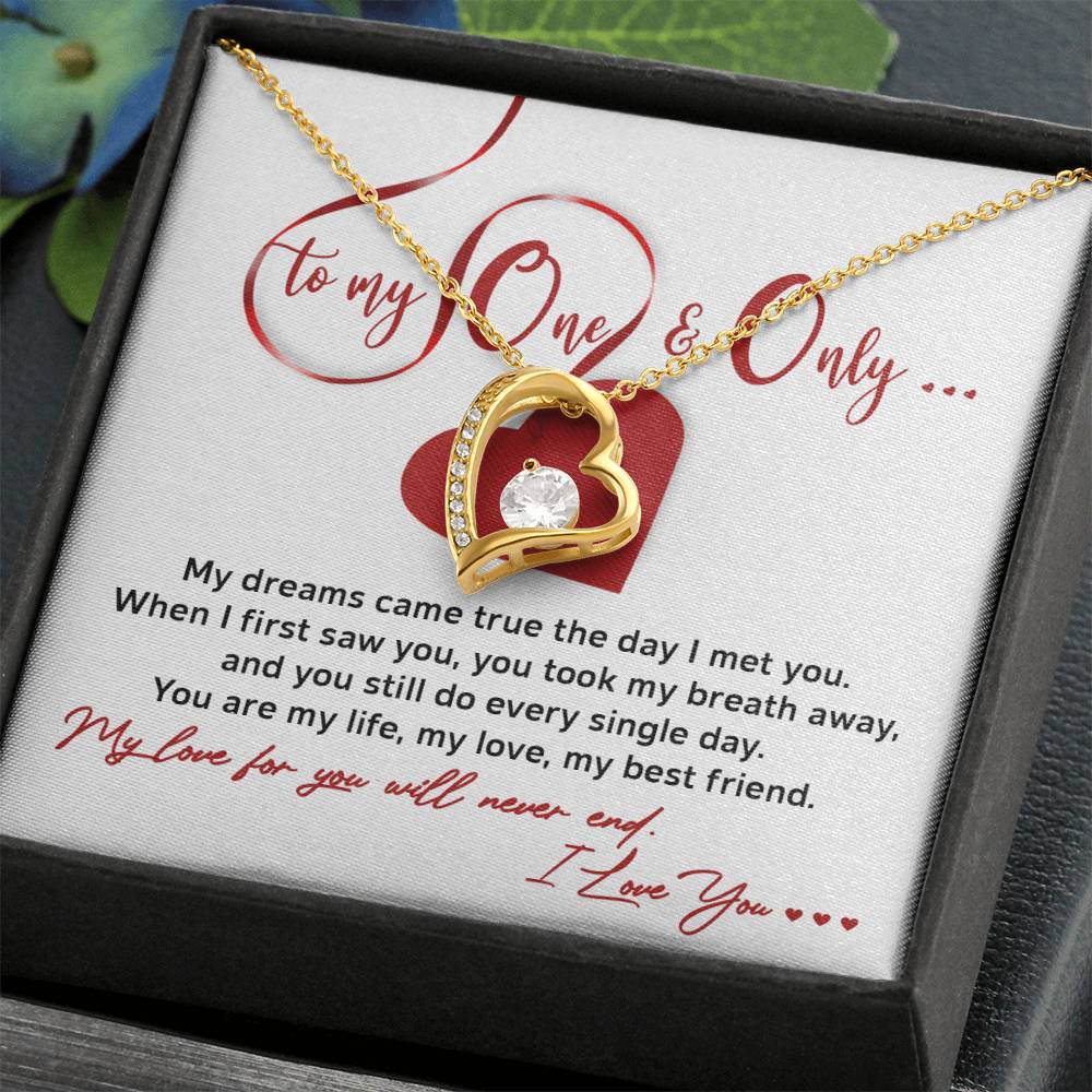 Valentine's Day Necklace Gift - Soulmate Never End