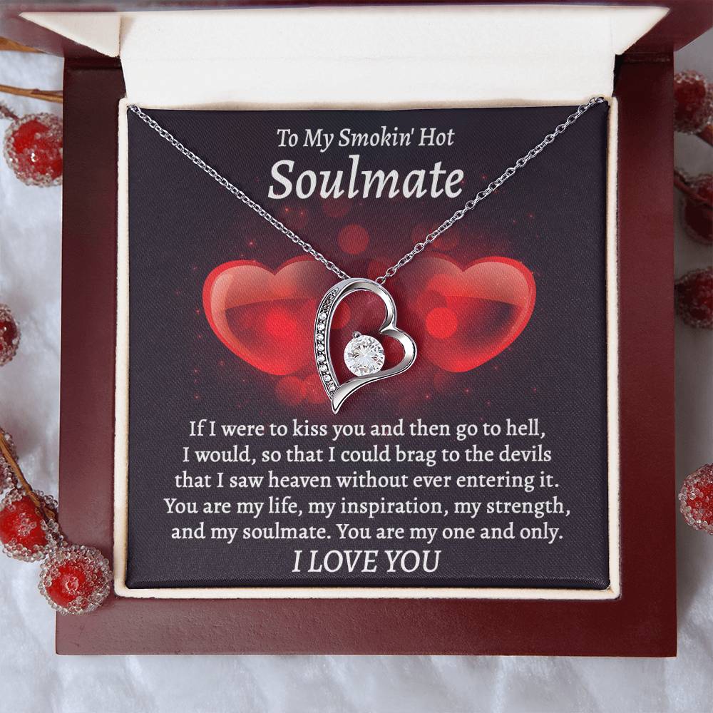 Valentine's Day Necklace Gift - Soulmate I Saw Heaven