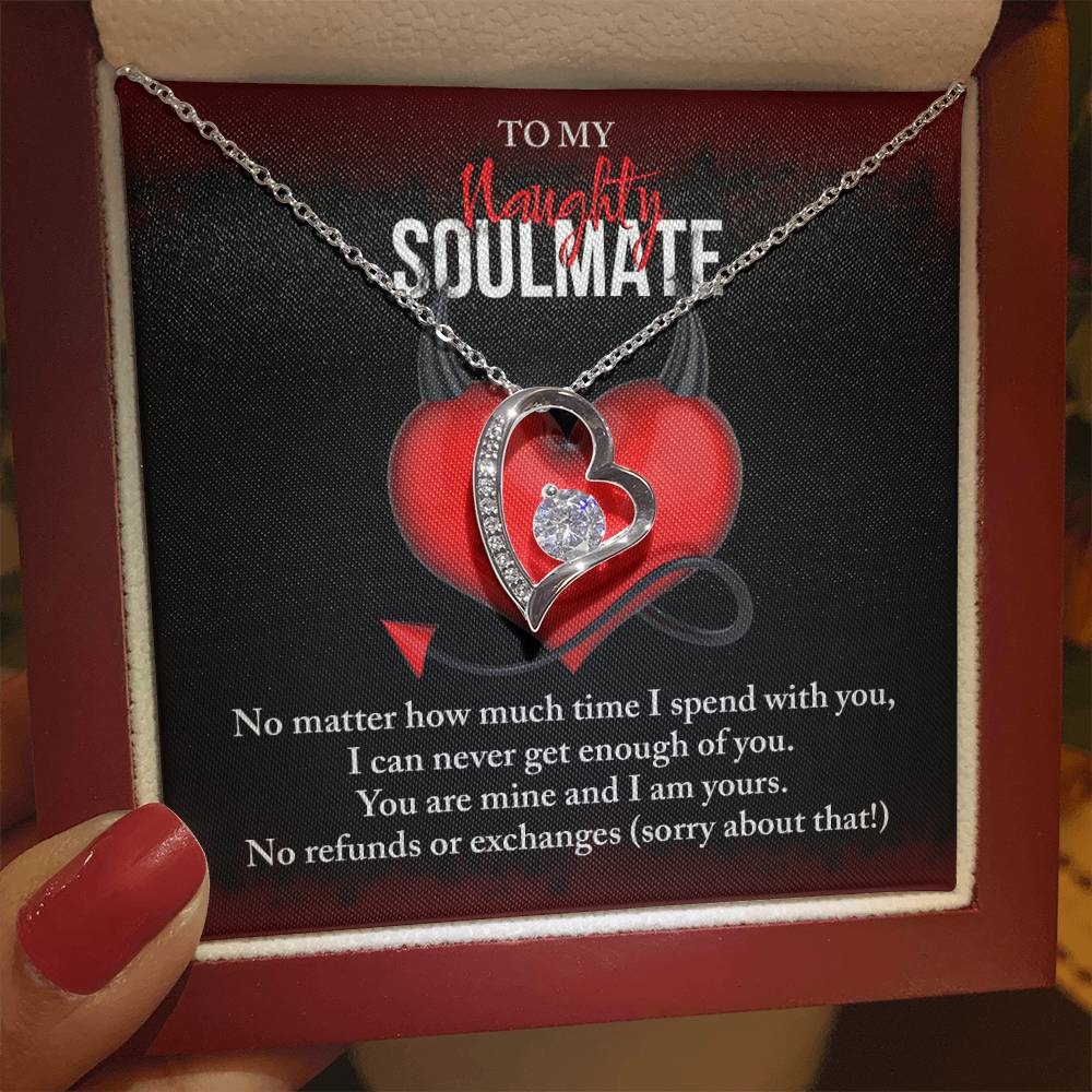 Valentine's Day Necklace Gift - Soulmate No Refunds