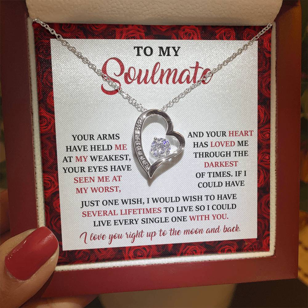 Valentine's Day Necklace Gift - Soulmate One Wish