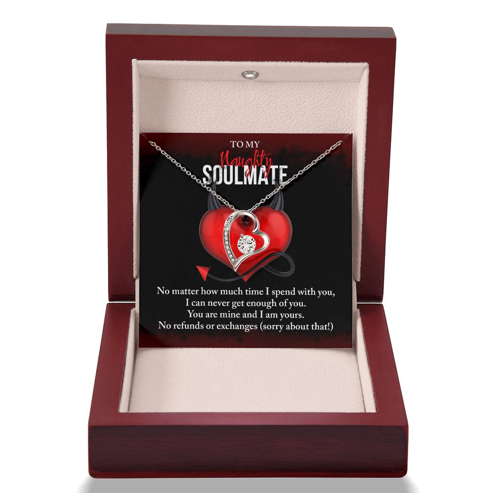 Valentine's Day Necklace Gift - Soulmate No Refunds