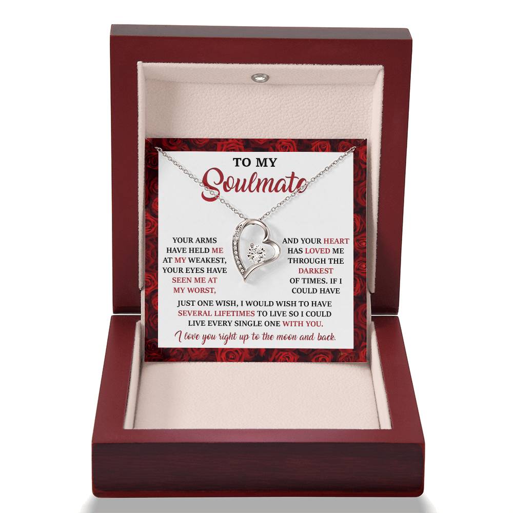 Valentine's Day Necklace Gift - Soulmate One Wish