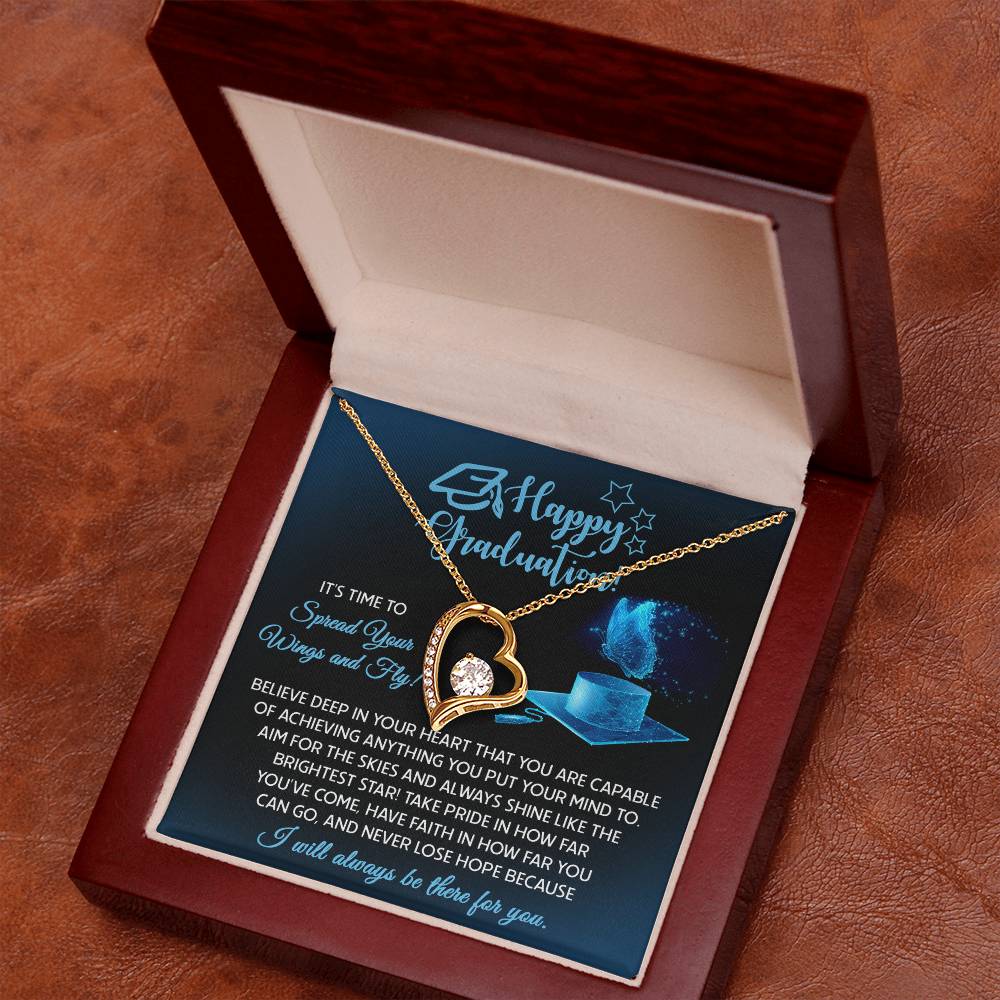 Necklace Graduation Gift - Spread Your Wings