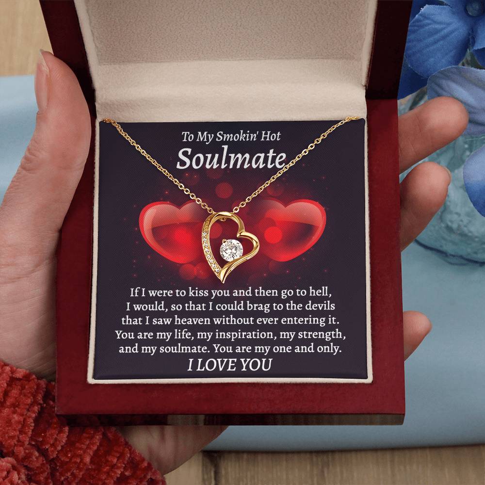 Valentine's Day Necklace Gift - Soulmate I Saw Heaven