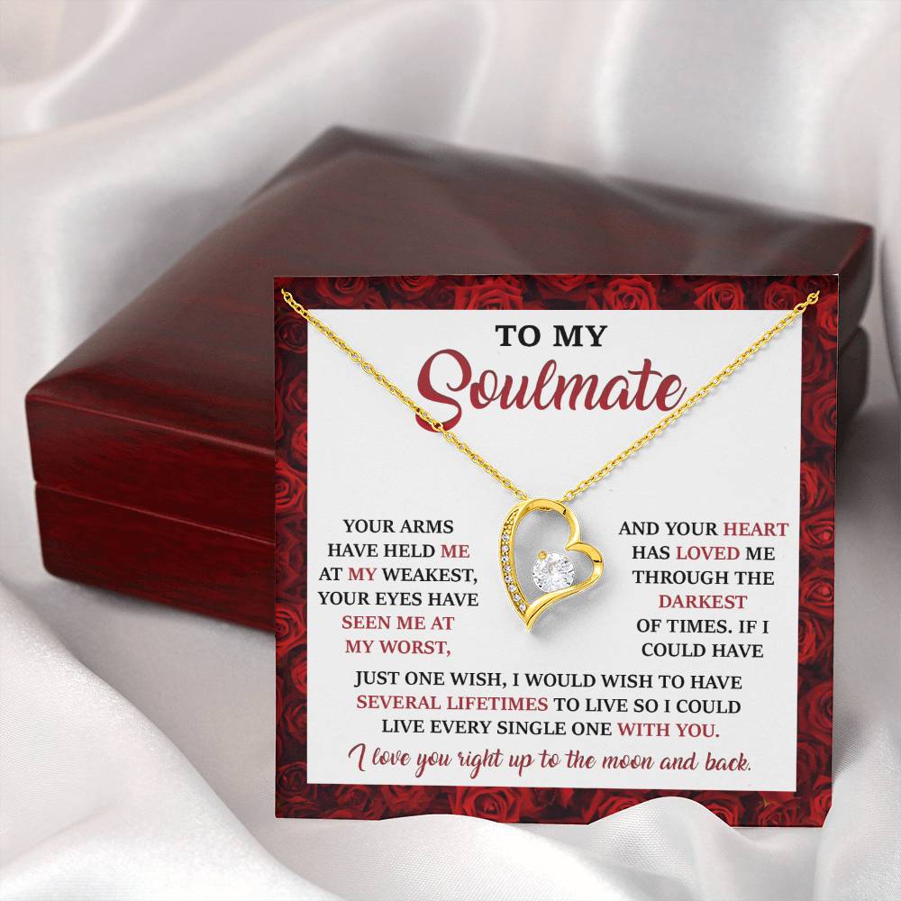 Valentine's Day Necklace Gift - Soulmate One Wish